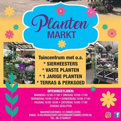 plantenmarkt emmeloord, Emmeloord openingstijden