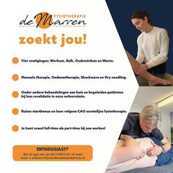 Fysiotherapie de Marren Fysio-Manuele therapie Balk Workum, openingstijden
