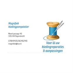 Magnifiek kledingpompatelier, Papendrecht openingstijden