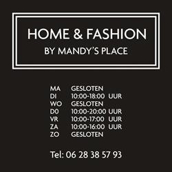 Fashion by Mandy's Place, Tegelen openingstijden
