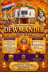 Shri Sanatan Dharm Dew Mandir I Dew Mandir Jongerenbestuur I, 's-Gravenhage openingstijden