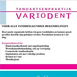Variodent B.V., Landsmeer openingstijden