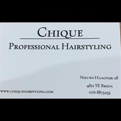 Chique Professional Hairstyling, Breda openingstijden