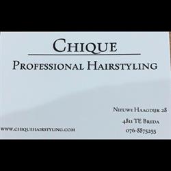 Chique Professional Hairstyling, Breda openingstijden