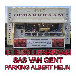 Oliebollenkraam van Huet (standplaats parking Albert Heijn Sas van Gent), openingstijden
