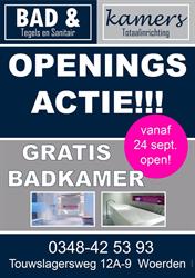 Bad & Kamers, Woerden openingstijden