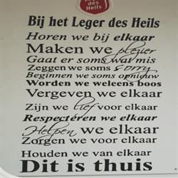 De Klinker (Leger des Heils), Wezep openingstijden