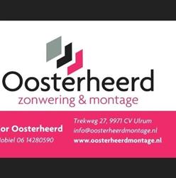Oosterheerd zonwering en montage, Ulrum openingstijden