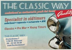 The Classic Way, Hilversum openingstijden