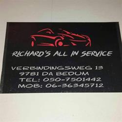 Richard's All in Service, Bedum openingstijden