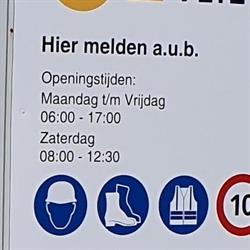Zandhandel Goderie Van Vliet, Schagen openingstijden
