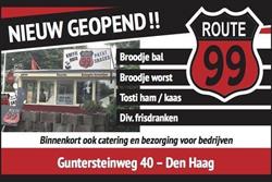 Koffiehuis Route 99, 's-Gravenhage openingstijden