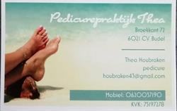 Pedicurepraktijk Thea, Budel openingstijden