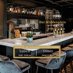 Gasterij het Middenplein, Enter openingstijden
