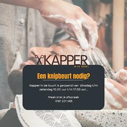 Kapper in de Buurt, Spijkenisse openingstijden