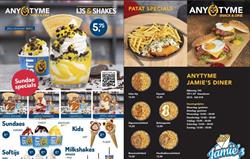 AnyTyme Jamies Diner, Gaanderen openingstijden