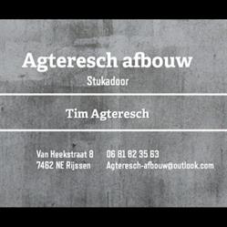 Agteresch afbouw, Rijssen openingstijden