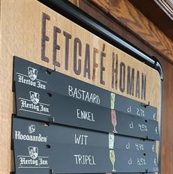 Eetcafé Homan, Eext openingstijden