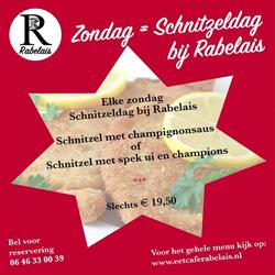 Eetcafé Rabelais, Maarssen openingstijden