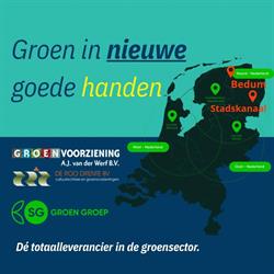 Groenvoorziening AJ van der Werf BV - De Roo Drente BV, Bedum openingstijden