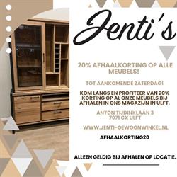 Jenti's, Ulft openingstijden