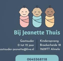 Bij Jeanette Thuis, Almelo openingstijden