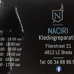 Naciri Kledingreparatie, Breda openingstijden
