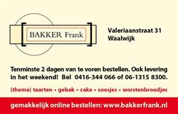 Bakker Frank, Waalwijk openingstijden