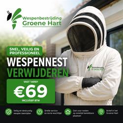 Wespenbestrijding Groene Hart | Wespennest verwijderen, Nieuwerbrug aan den Rijn openingstijden
